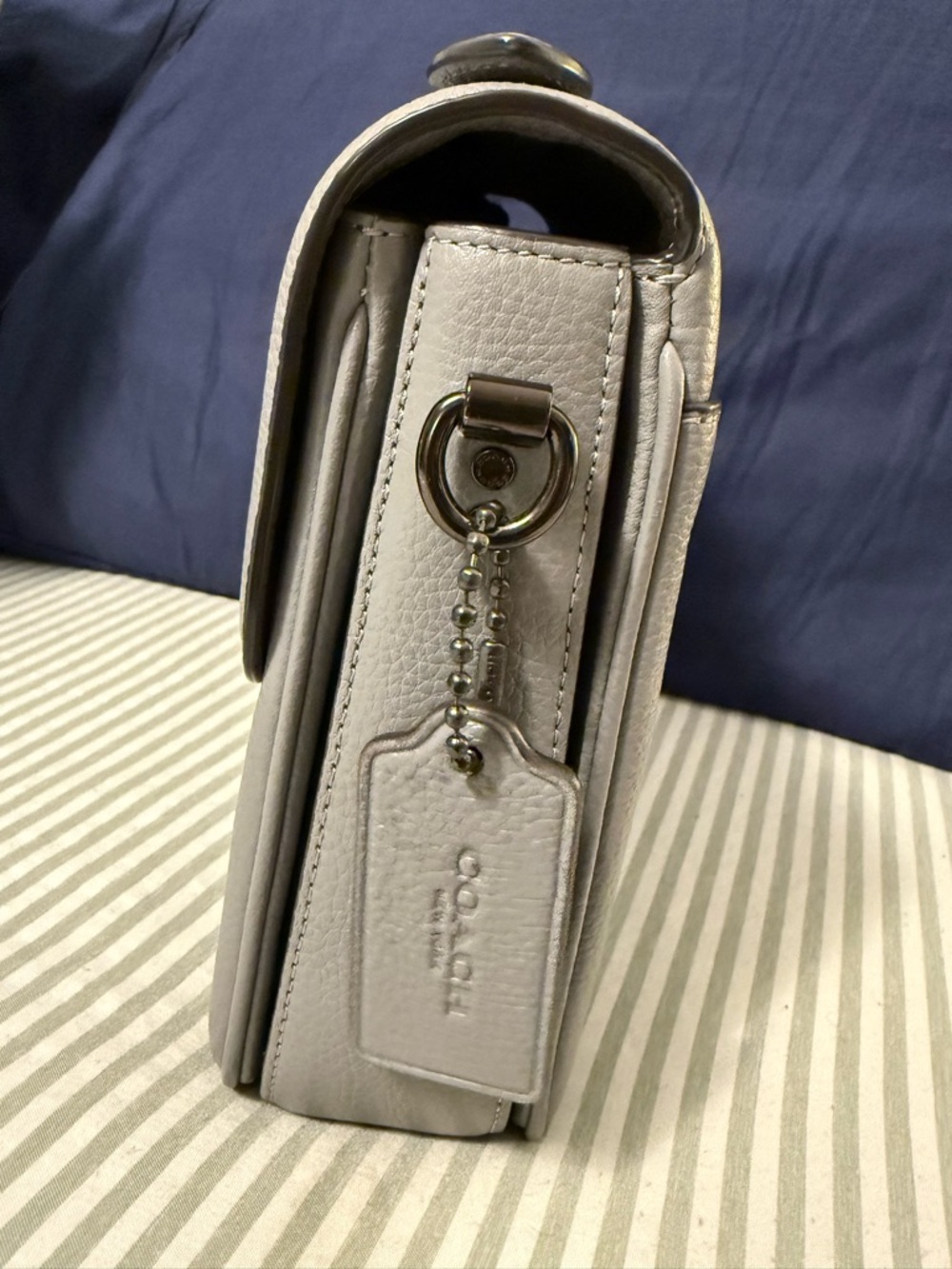Coach Top-Handle Leather Cassie Crossbody Handbag - Picture 4 of 6